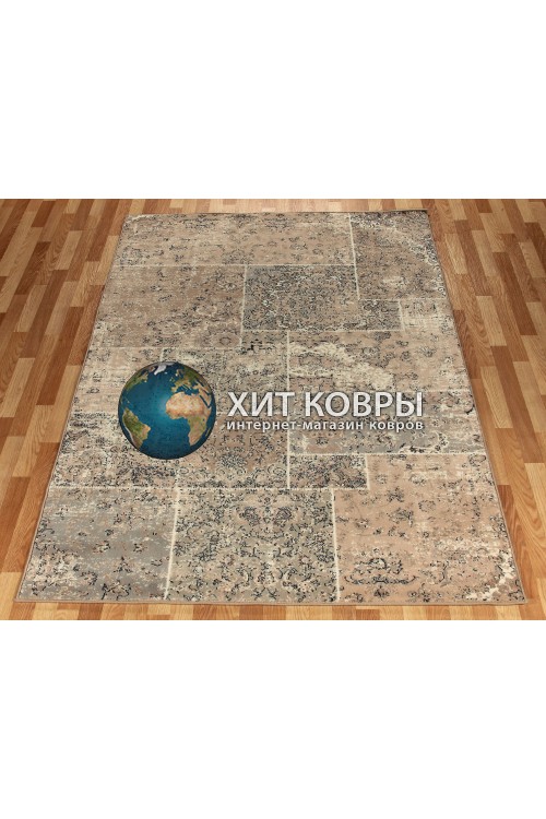 Монгольский ковер Hunnu 6A565_130 Бежевый